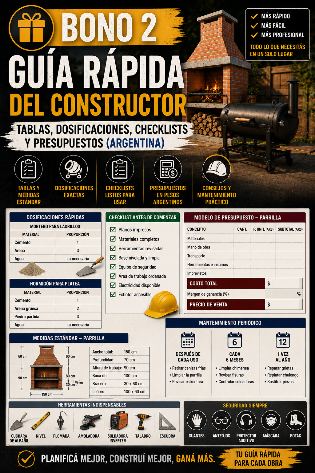 Guía Profesional para Construir Parrillas y Chulengos🔥