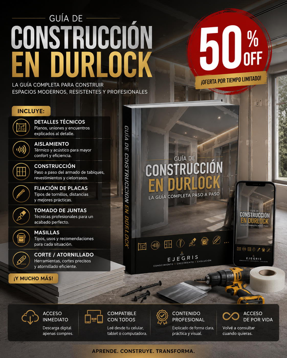 Guía Profesional de Construcción en Durlock | Paso a Paso para Principiantes y Profesionales