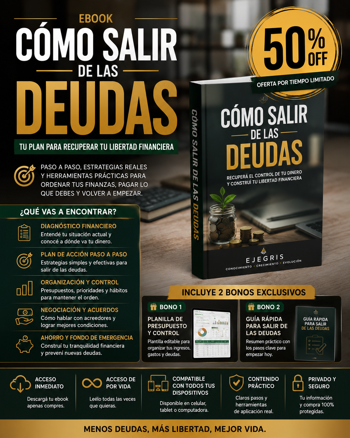 Cómo Salir de las Deudas | Guía Práctica para Recuperar tu Libertad Financiera🪙