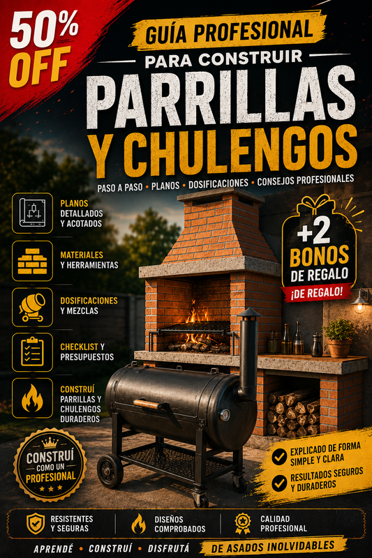 Guía Profesional para Construir Parrillas y Chulengos🔥