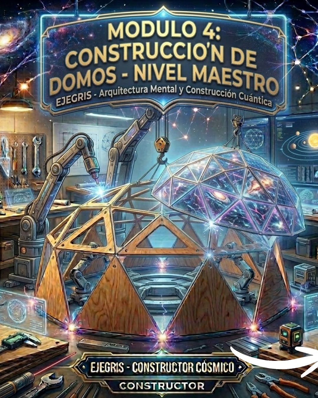 🌌 CURSO DIGITAL: CONSTRUCCIÓN DE DOMOS GEODÉSICOS