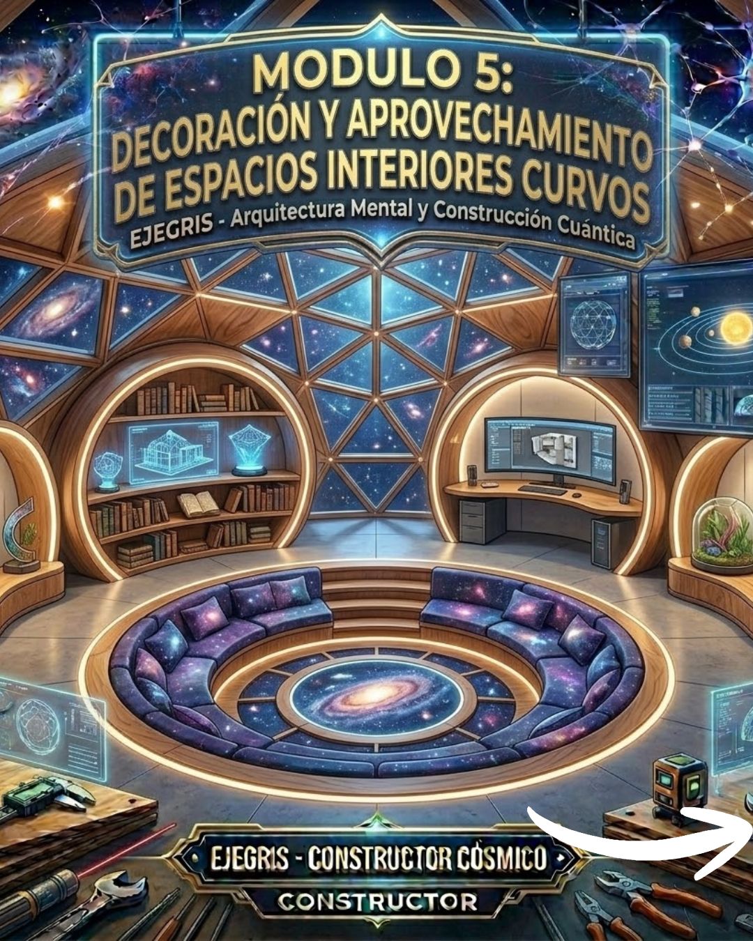 🌌 CURSO DIGITAL: CONSTRUCCIÓN DE DOMOS GEODÉSICOS