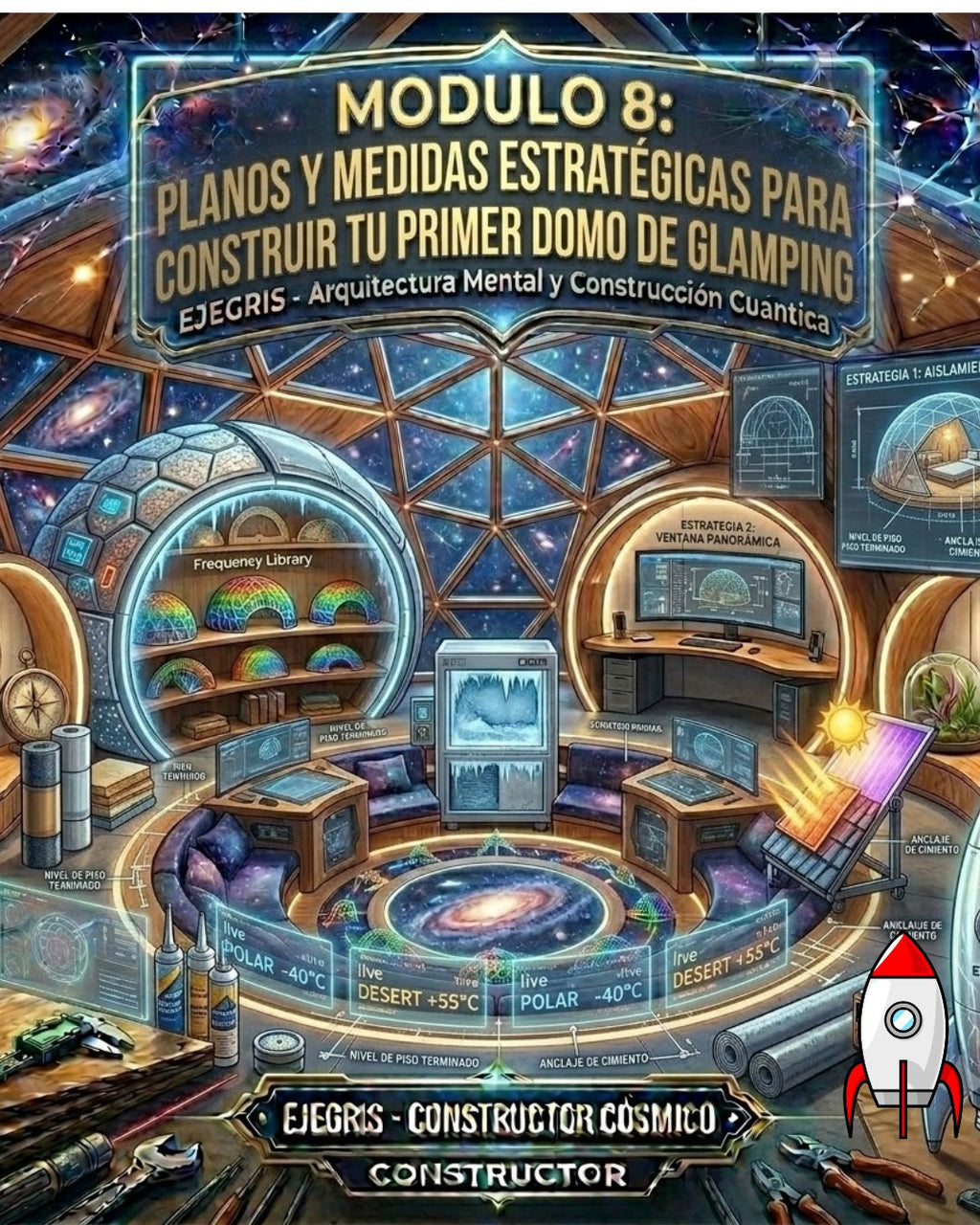 🌌 CURSO DIGITAL: CONSTRUCCIÓN DE DOMOS GEODÉSICOS