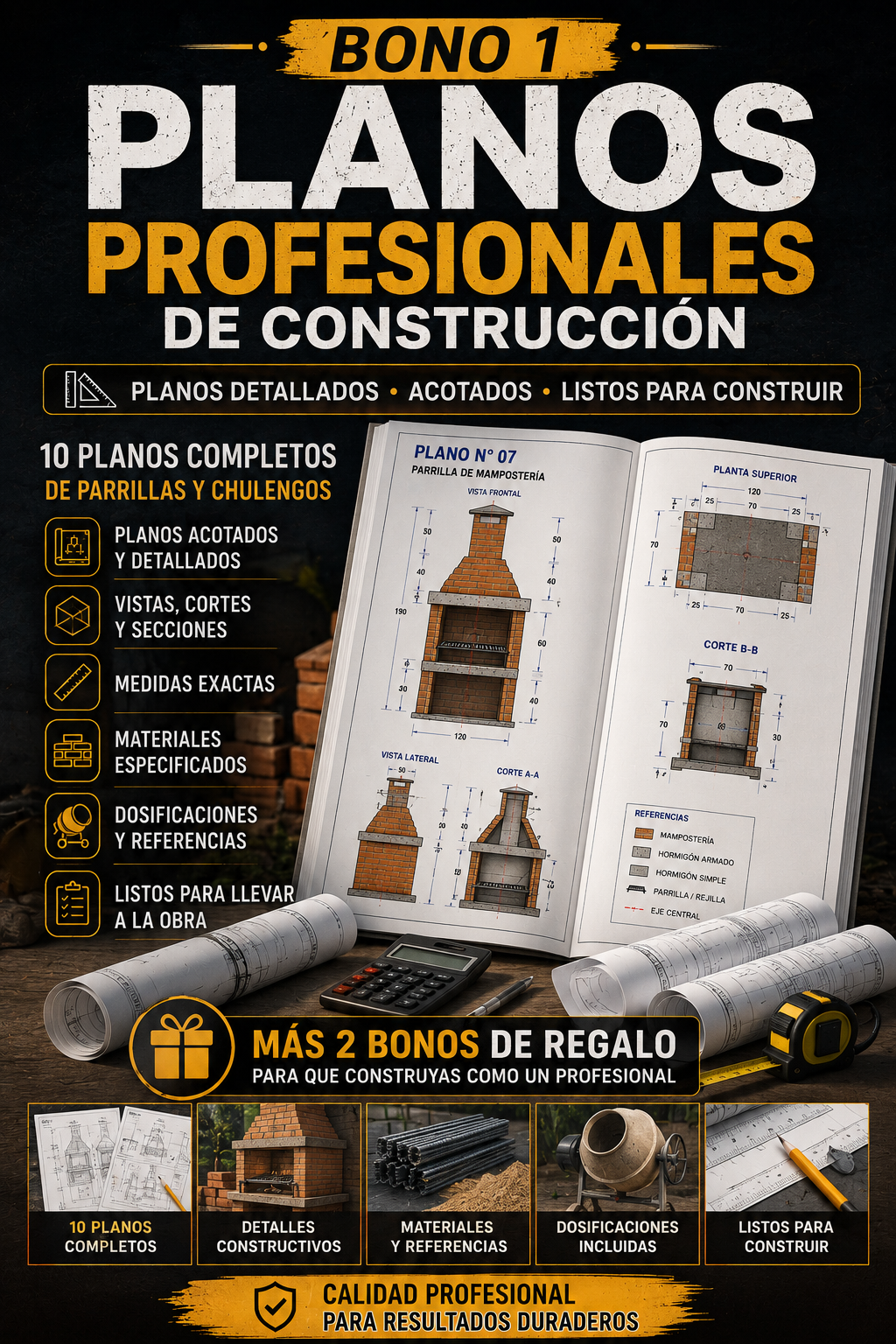 Guía Profesional para Construir Parrillas y Chulengos🔥